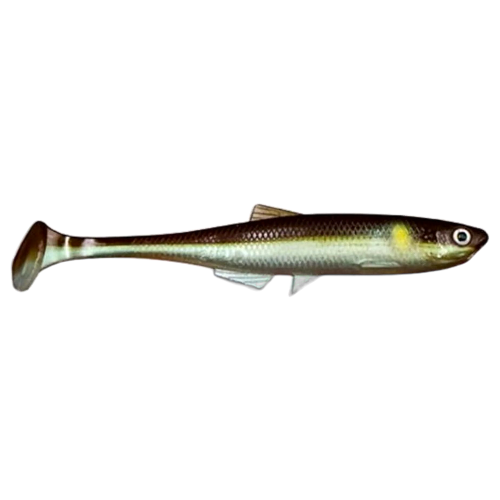 LMAB KØFI Bleak Shad Jigi 9cm AYU sivulta, pää oikealla