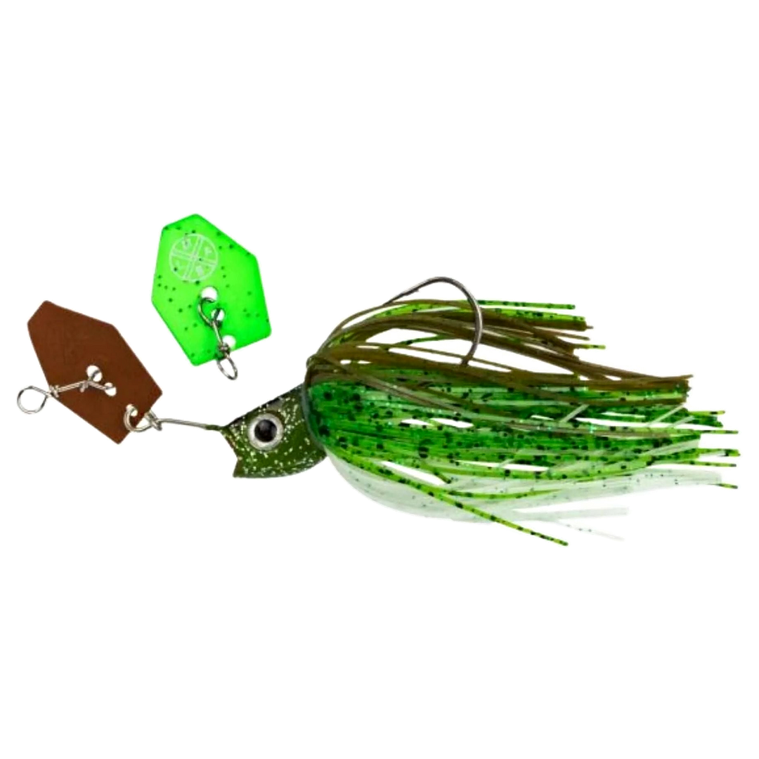LMAB KØFI Multi Vibe Chatterbait 10g Green Pumpkin ja vaihtolapa