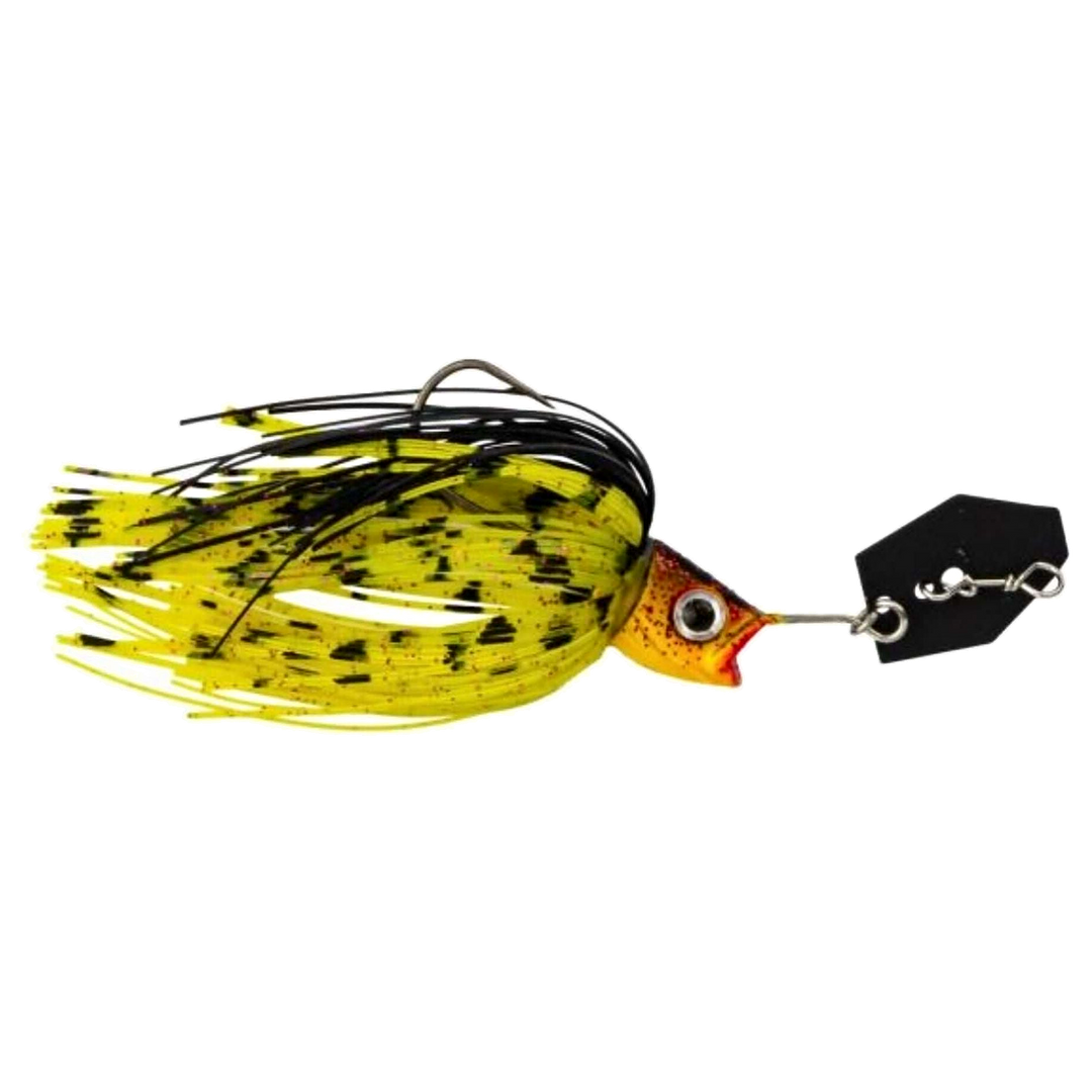 LMAB KØFI Multi Vibe Chatterbait 10g Real Love sivulta, pää oikealla