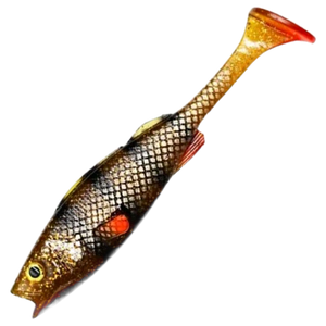 LMAB KØFI Perch Shad Jigi 9cm 4kpl | Motoroil Perch