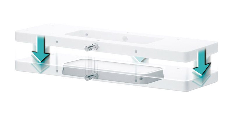 Minn Kota RTA-17 Keulakoneen pikajalka komposiitti | Valkoinen