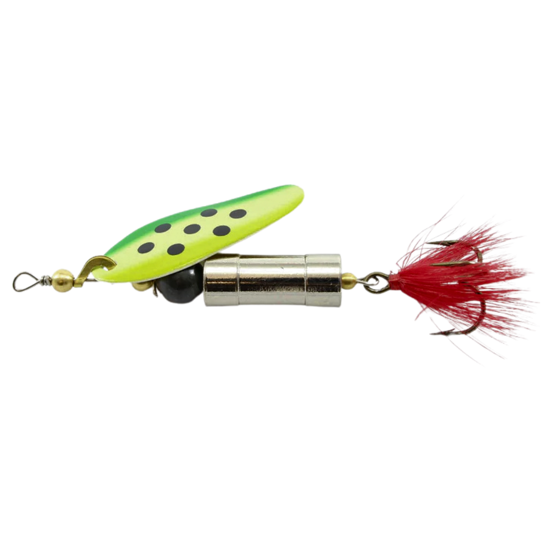 Myran Tuna Lax lippauistin 30g Lemon sivulta, pää vasemmalla