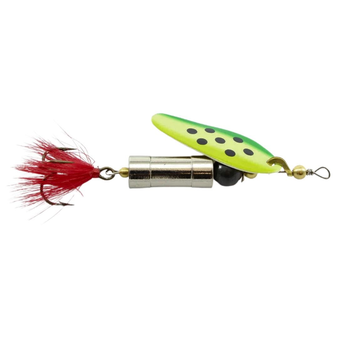 Myran Tuna Lax lippauistin 30g Lemon sivulta, pää oikealla