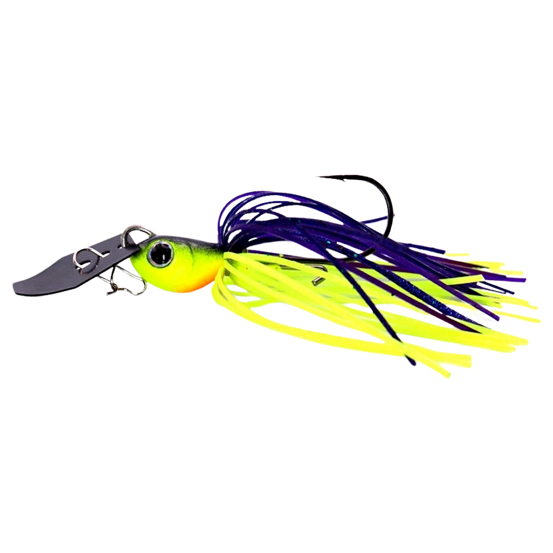 Noike Kaishin ChatterBlade 10.5g Purple Chart sivulta, pää vasemmalla