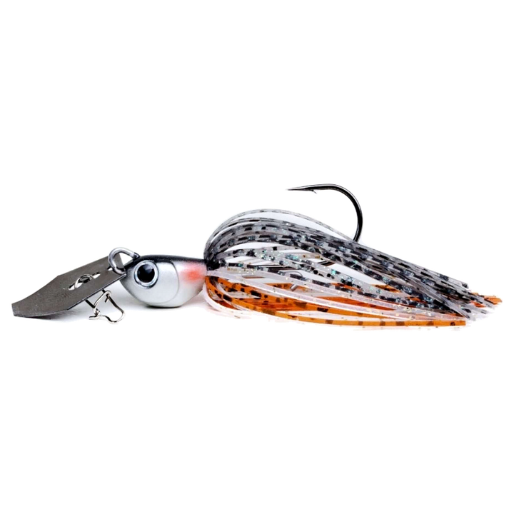 Noike Kaishin ChatterBlade 10.5g Young Perch sivulta, pää vasemmalla