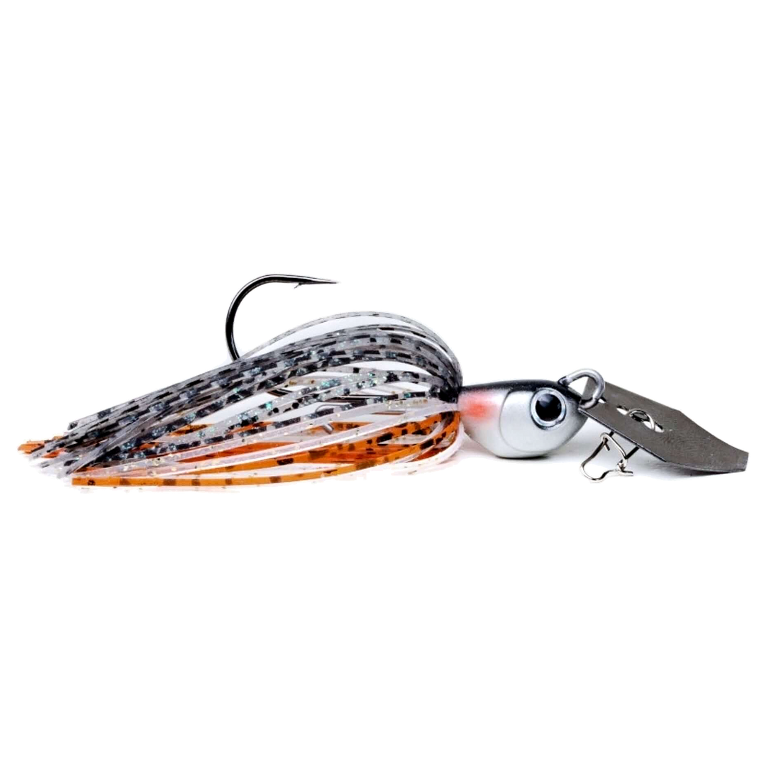 Noike Kaishin ChatterBlade 10.5g Young Perch sivulta, pää oikealla