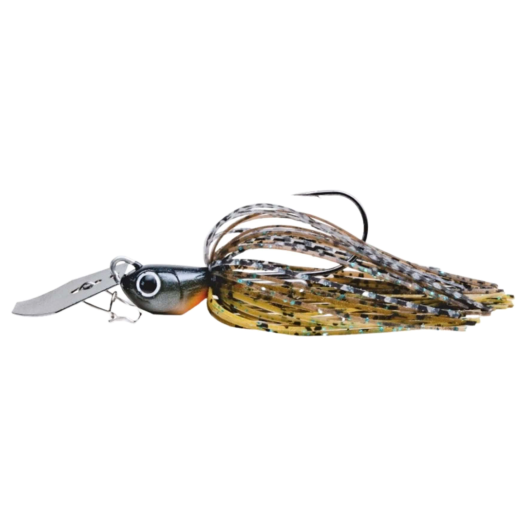 Noike Kaishin ChatterBlade 10.5g Zebra Bug sivulta, pää vasemmalla