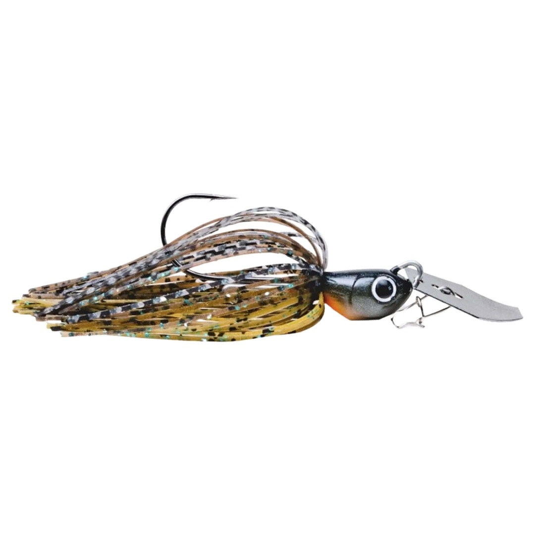 Noike Kaishin ChatterBlade 10.5g Zebra Bug sivulta, pää oikealla