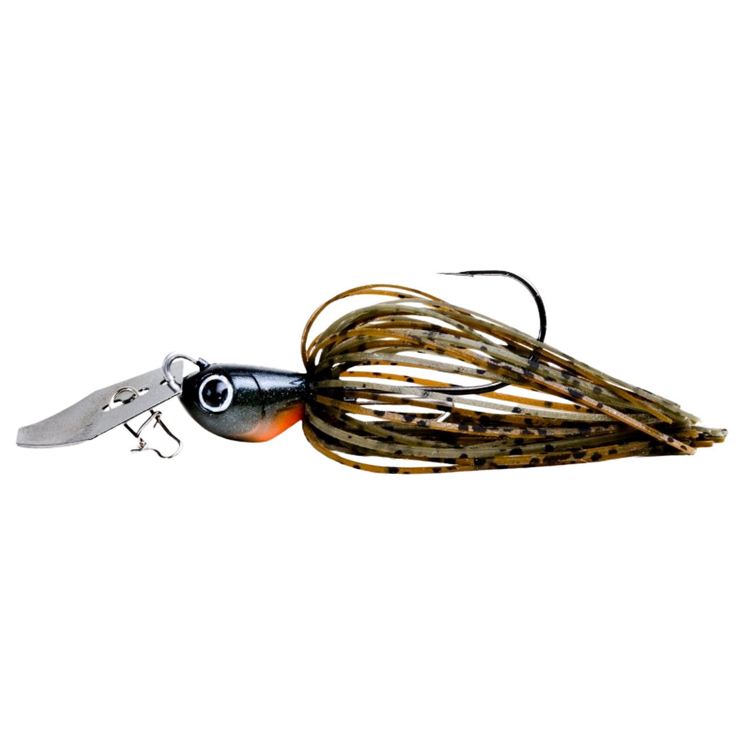 Noike Tiny Kaishin ChatterBlade 7g Greenpumpkin sivulta, pää vasemmalla