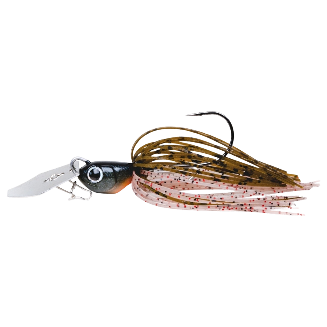 Noike Tiny Kaishin ChatterBlade 7g Greenpumpkin/Blossom sivulta, pää vasemmalla