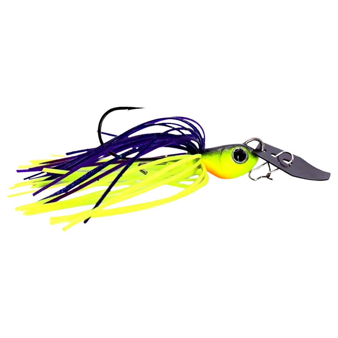 Noike Tiny Kaishin ChatterBlade 7g Purple/Chart sivulta, pää oikealla