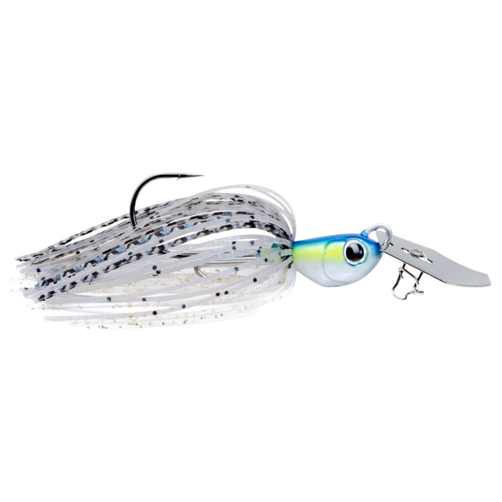 Noike Tiny Kaishin ChatterBlade 7g Sexy Blue Shad sivulta, pää oikealla