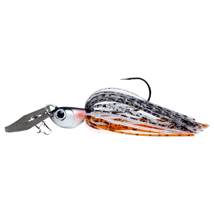 Noike Tiny Kaishin ChatterBlade 7g Young Perch sivulta, pää vasemmalla