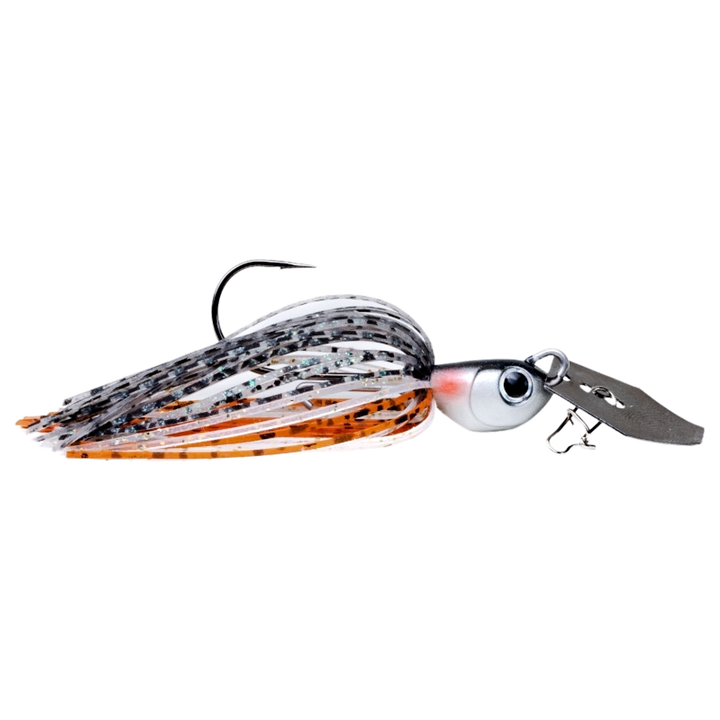 Noike Tiny Kaishin ChatterBlade 7g Young Perch sivulta, pää oikealla