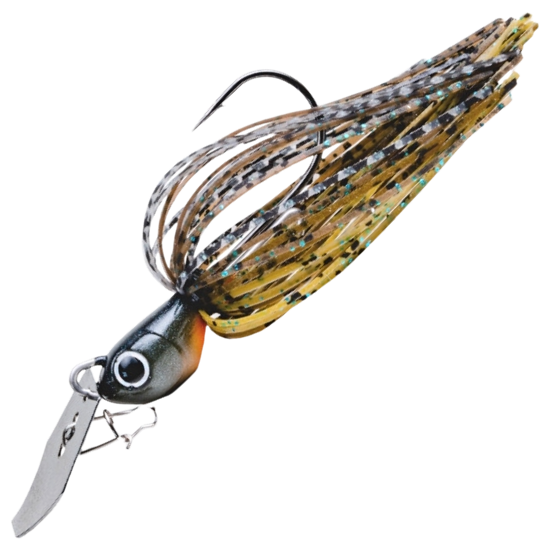 Noike Tiny Kaishin ChatterBlade 7g, väri Zebra Bug: tummanharmaa pää, ruskea ja musta helma, hopeinen lapa