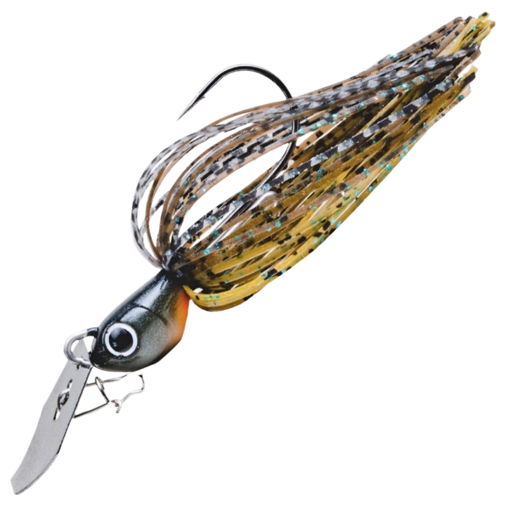 Noike Tiny Kaishin ChatterBlade 7g, väri Zebra Bug: tummanharmaa pää, ruskea ja musta helma, hopeinen lapa