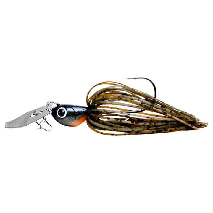 Noike Tiny Kaishin ChatterBlade 9g 01 Greenpumpkin sivulta, pää vasemmalla