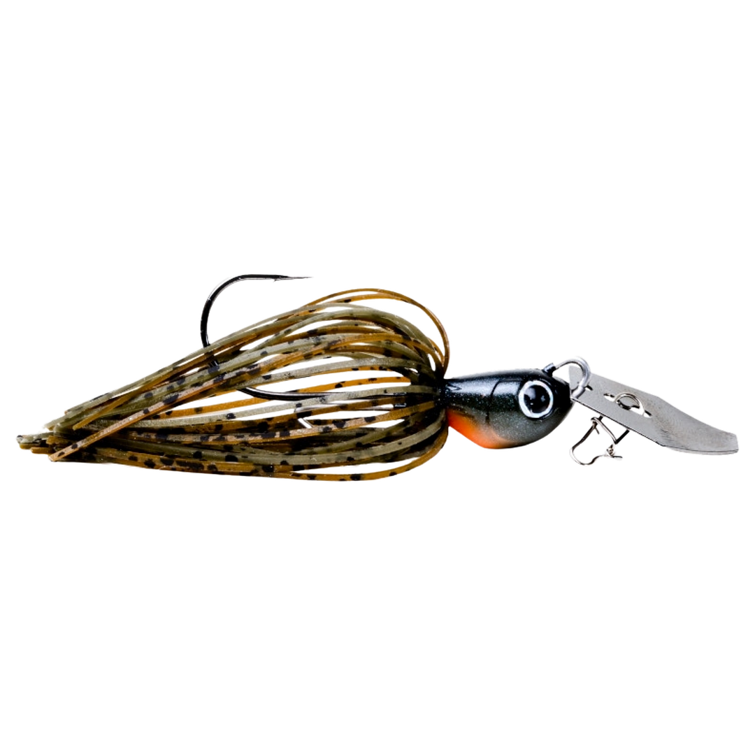 Noike Tiny Kaishin ChatterBlade 9g 01 Greenpumpkin sivulta, pää oikealla