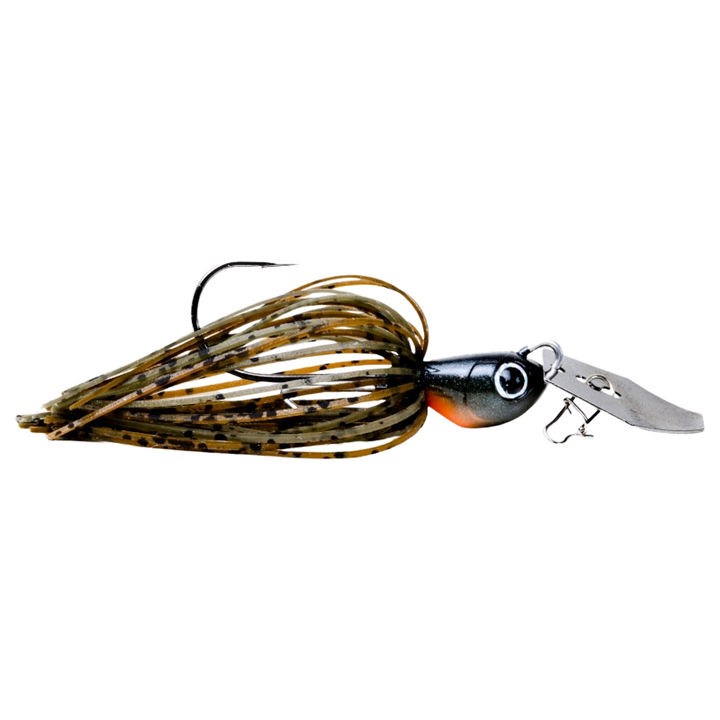 Noike Tiny Kaishin ChatterBlade 9g 01 Greenpumpkin sivulta, pää oikealla