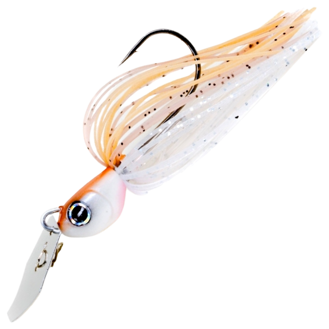 Noike Tiny Kaishin ChatterBlade 9g, väri 08 Wakasagi: oranssi ja valkoinen pää ja helma, hopeinen lapa