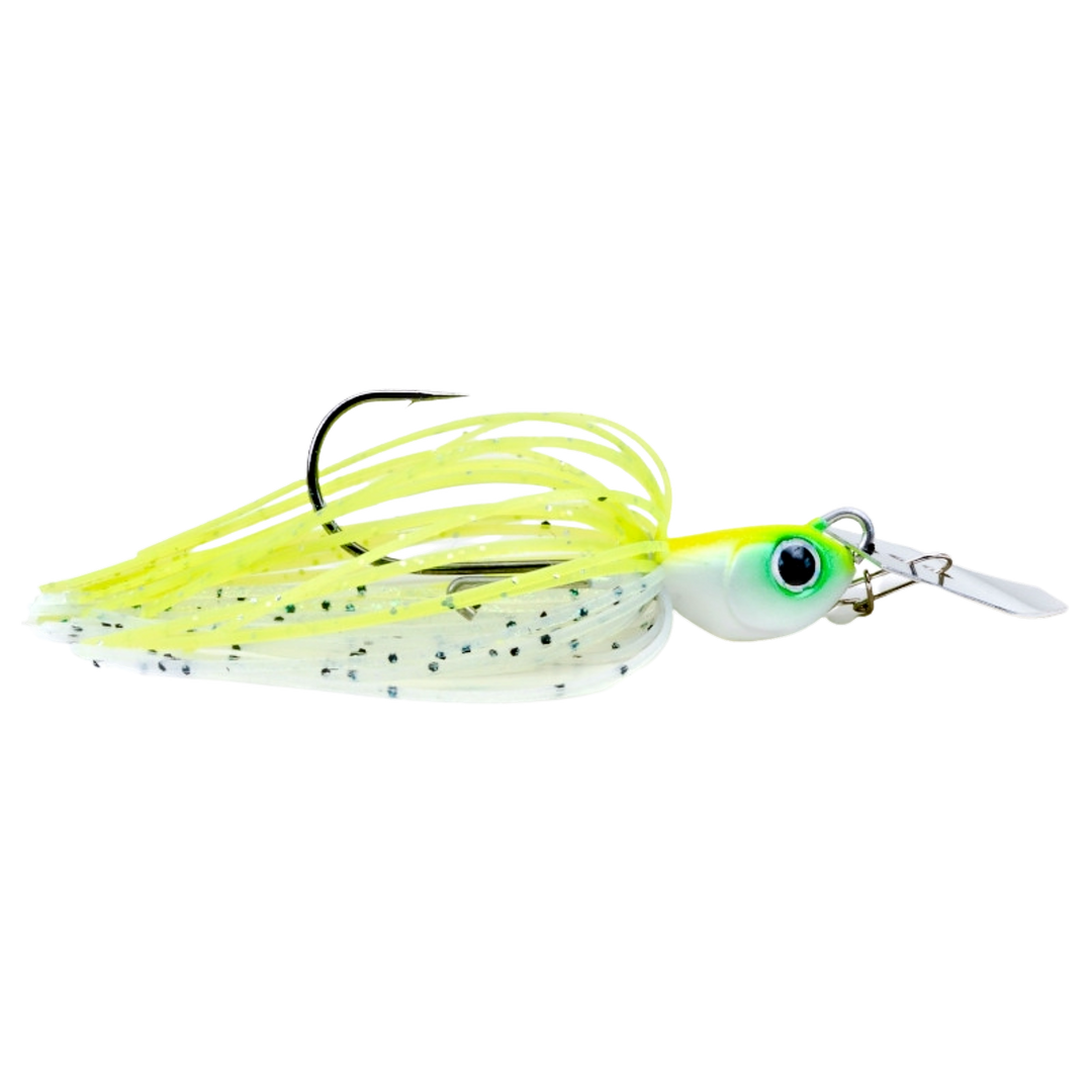 Noike Tiny Kaishin ChatterBlade 9g White Chart sivulta, pää oikealla
