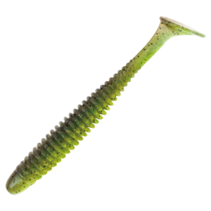 Noike Wobble Shad 7.5" Jigi 2kpl | #131 - Green Pumpkin Chartreuse