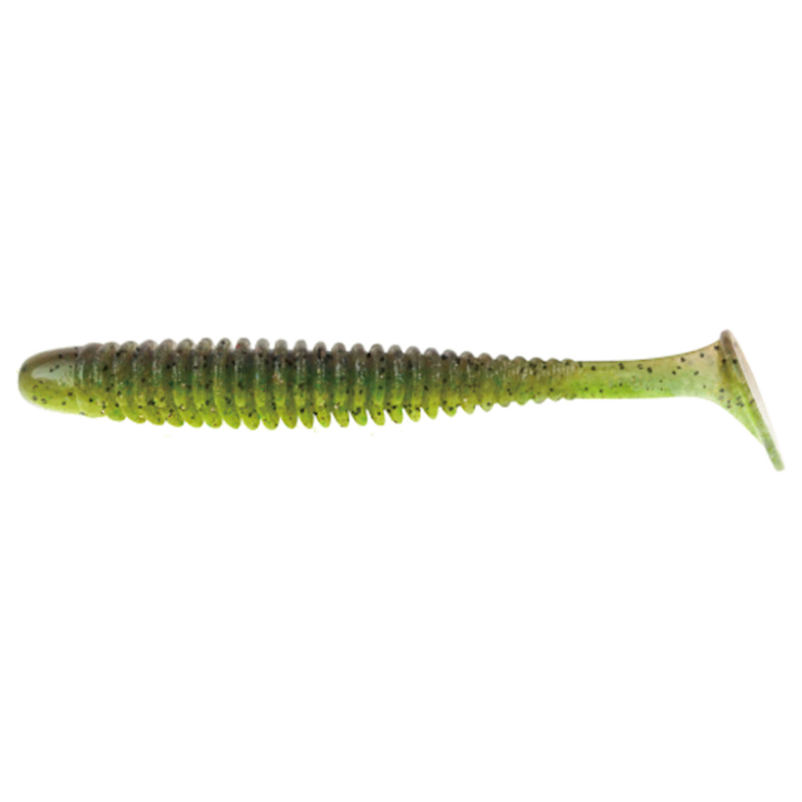 Noike Wobble Shad 7.5" Jigi 2kpl | #131 - Green Pumpkin Chartreuse