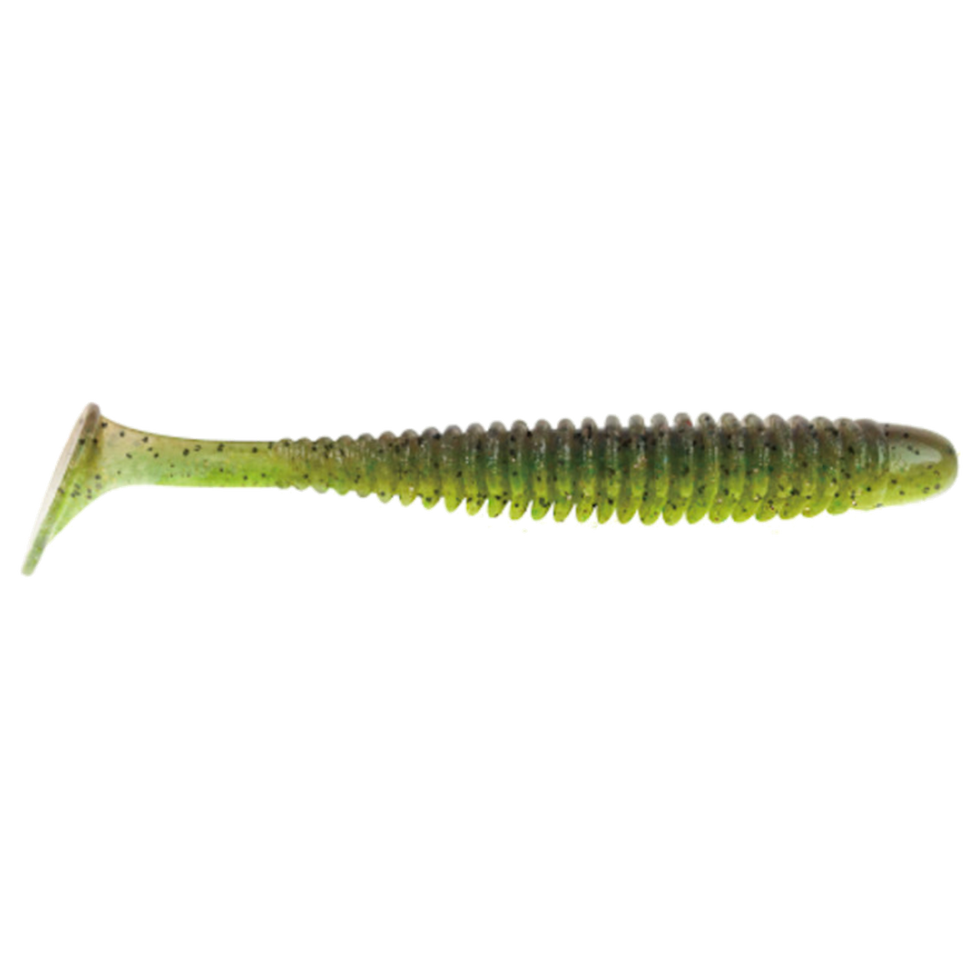 Noike Wobble Shad 7.5" Jigi 2kpl | #131 - Green Pumpkin Chartreuse