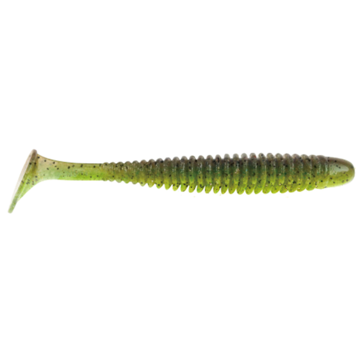 Noike Wobble Shad 7.5" Jigi 2kpl | #131 - Green Pumpkin Chartreuse