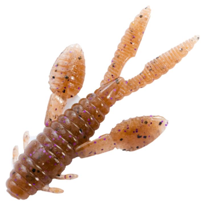 Noike Yabby 2" Jigi 8kpl | #37 - Brown Cinnamon Purple