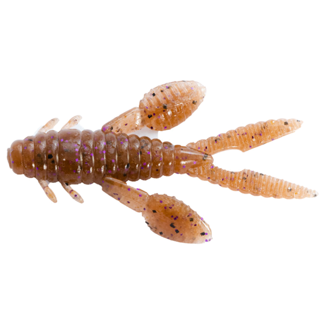 Noike Yabby 2" Jigi 8kpl | #37 - Brown Cinnamon Purple