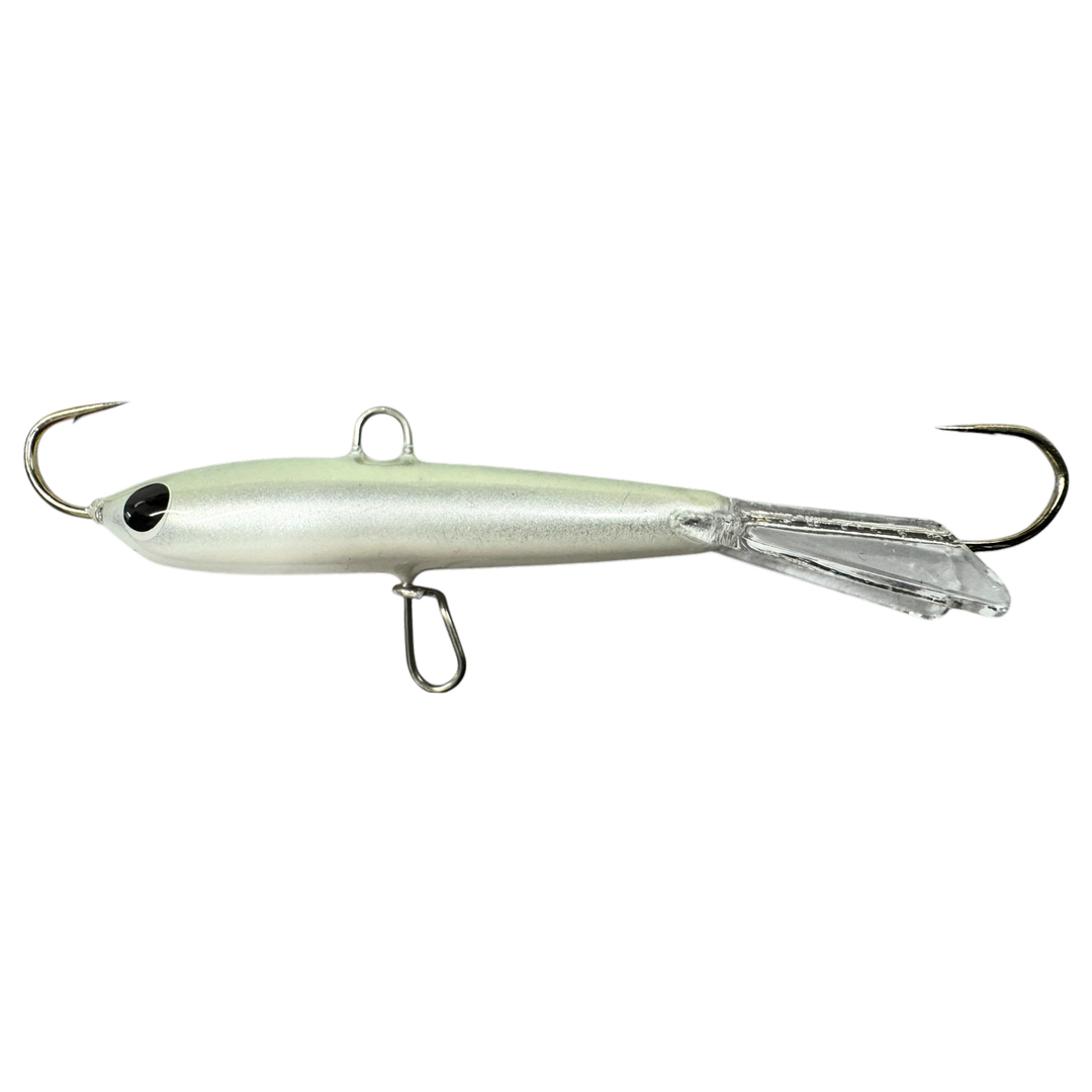 Pilkkipaja Kapten Levypyrstö Tasapaino 83mm 21g Metallic kuore sivulta, pää vasemmalla