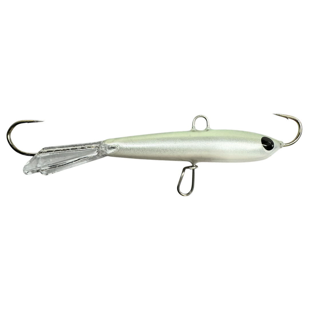 Pilkkipaja Kapten Levypyrstö Tasapaino 83mm 21g Metallic kuore sivulta, pää oikealla