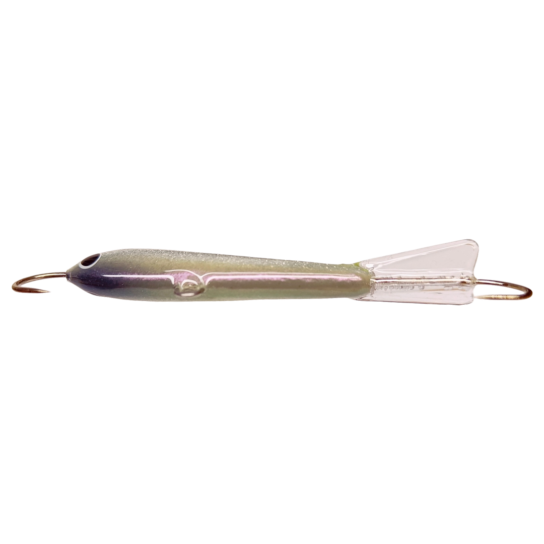 Pilkkipaja Kapten Levypyrstö Tasapaino 83mm 21g Superkuore yläpuolelta, pää vasemmalla
