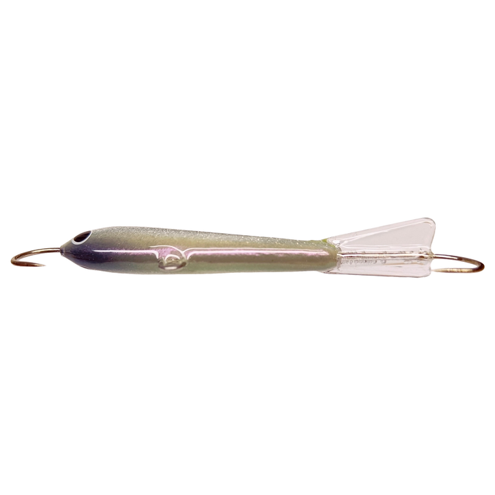 Pilkkipaja Kapten Levypyrstö Tasapaino 83mm 21g Superkuore yläpuolelta, pää vasemmalla