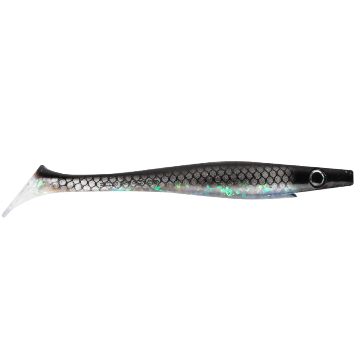 Strike Pro Pig Shad Jr 20cm 50g Haukijigi 2kpl | Midnight Shiner
