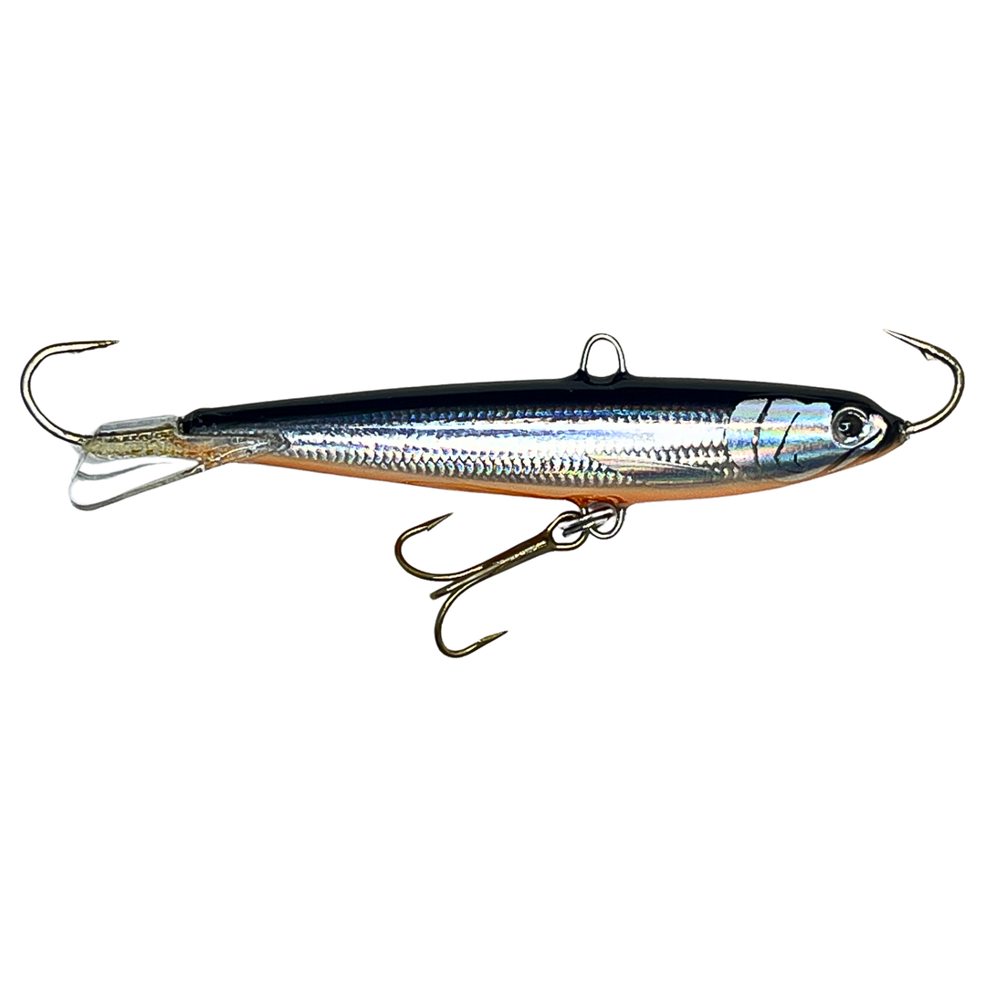 PP-Lures Noutaja kevennetty Tasapainopilkki 20g 100mm 007 sivulta, pää oikealla