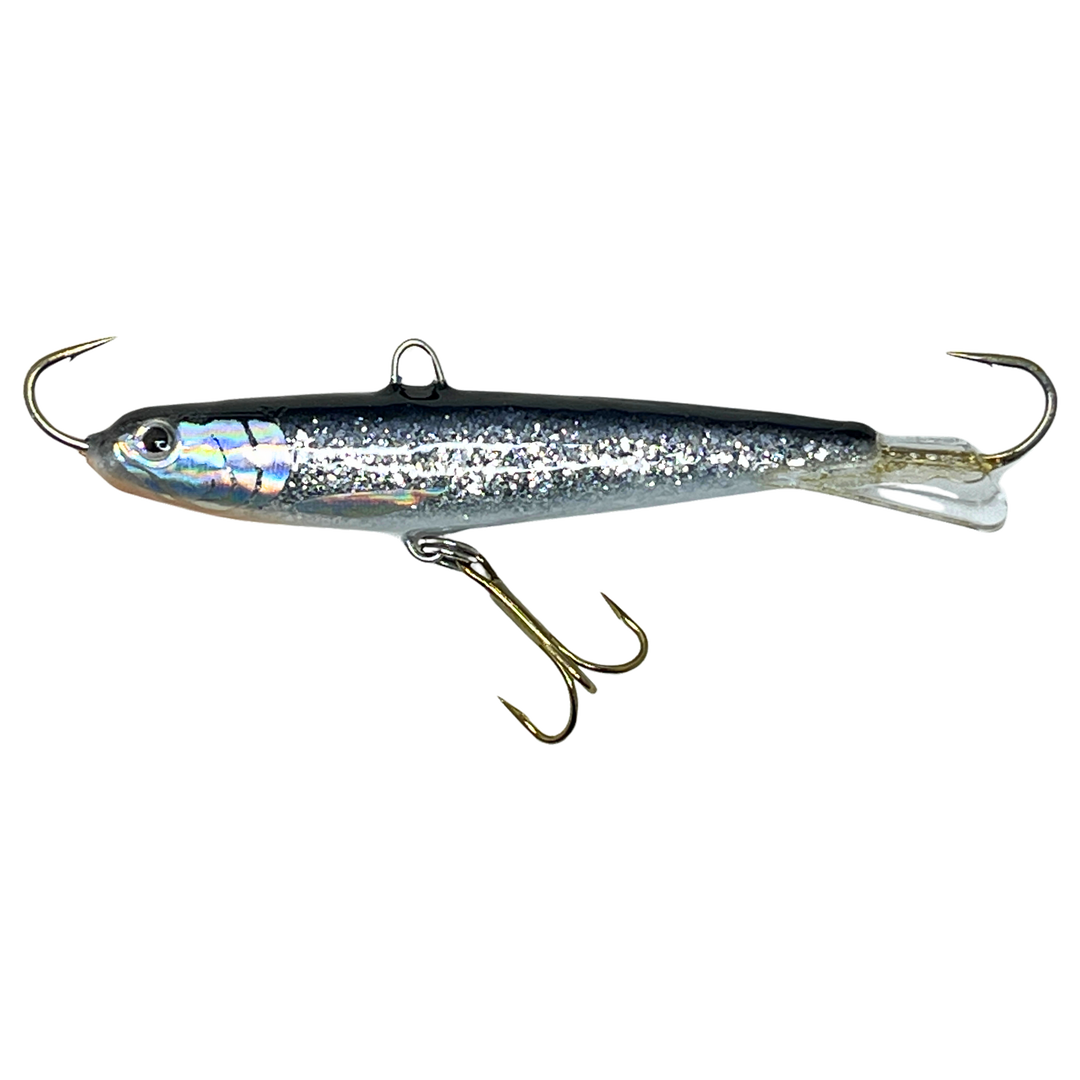PP-Lures Noutaja kevennetty Tasapainopilkki 20g 100mm 010 sivulta, pää vasemmalla