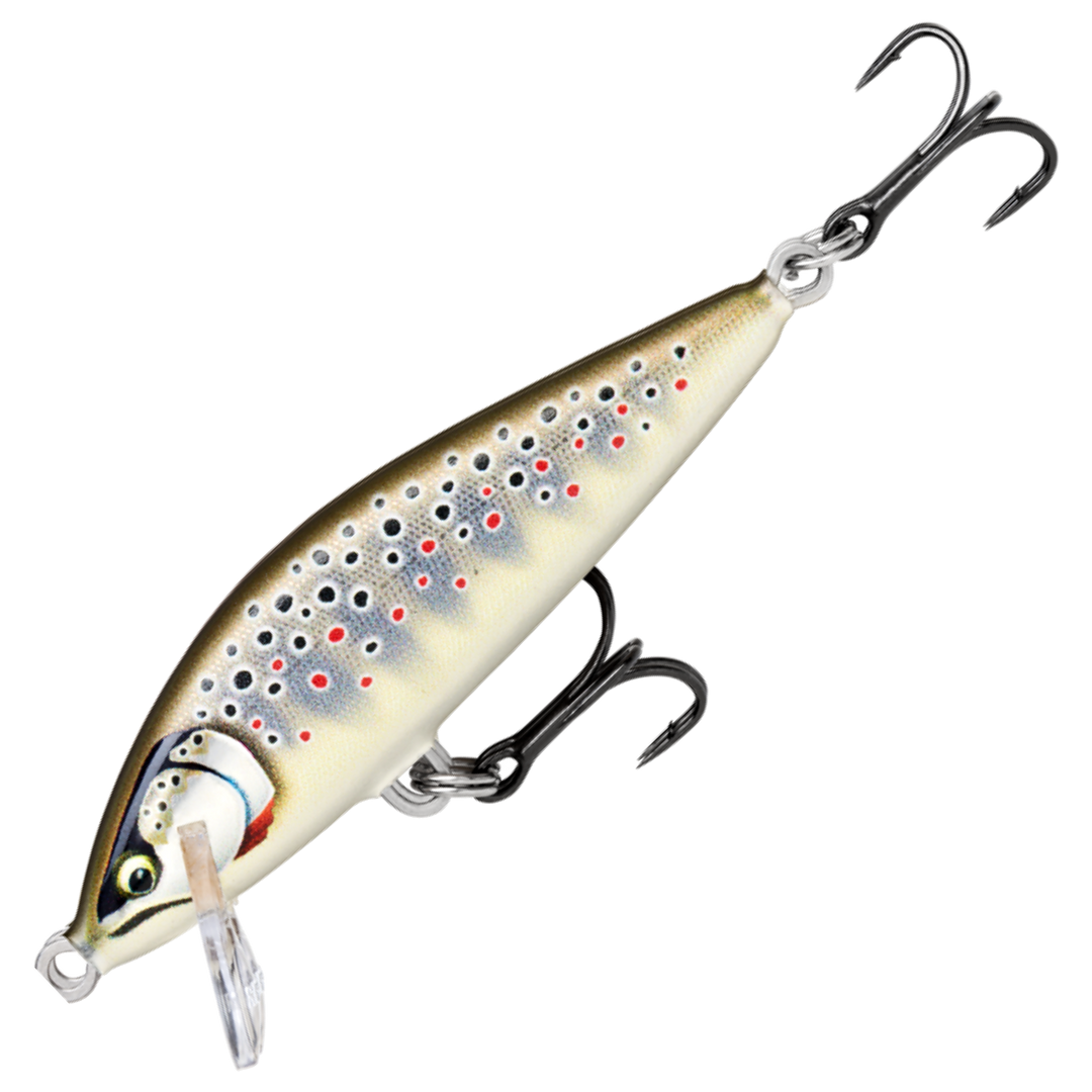 Rapala CountDown Elite Vaappu 5,5cm 5g, väri GDBT: ruskea selkä, tummat pilkut ja punaiset täplät