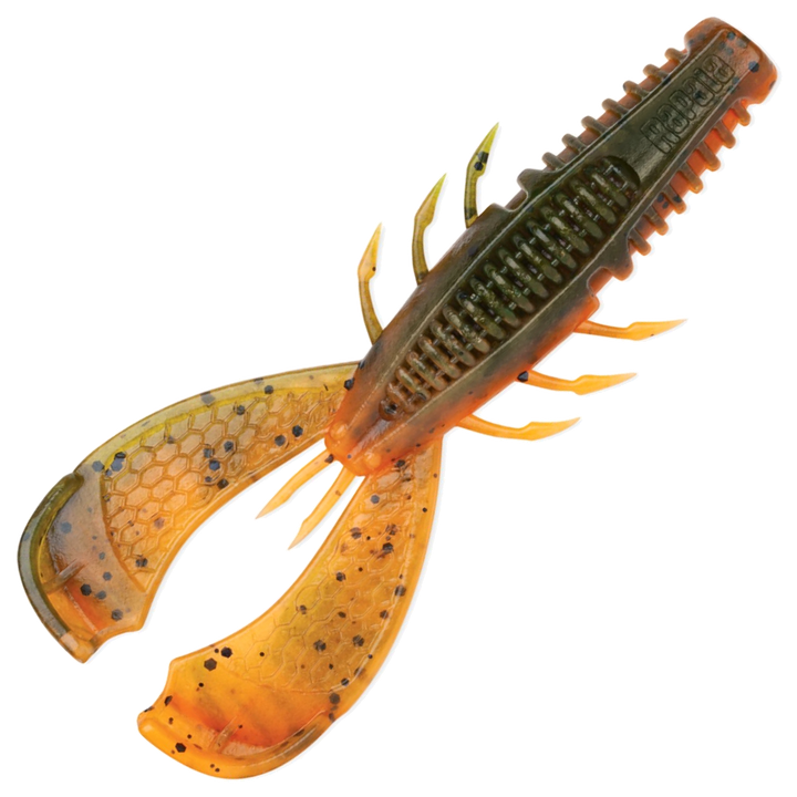 Rapala Crushcity CleanUp Craw Rapujigi 3.5", väri Bama Craw: oranssi runko, vihertävänruskea selkä ja mustat pilkut