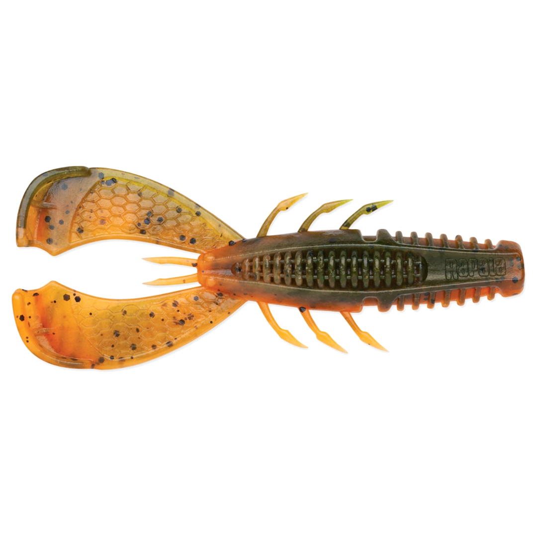 Rapala Crushcity CleanUp Craw Rapujigi 3.5" Bama Craw yläpuolelta, pää vasemmalla