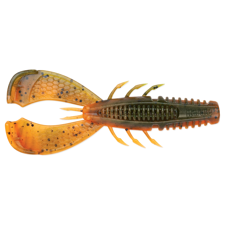 Rapala Crushcity CleanUp Craw Rapujigi 3.5" Bama Craw yläpuolelta, pää vasemmalla