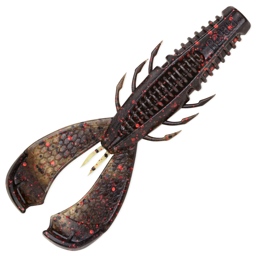Rapala Crushcity CleanUp Craw Rapujigi 3.5", väri California Craw: tummanruskea runko ja punaiset hileet