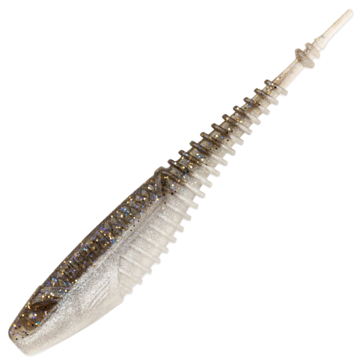 Rapala Crushcity Freeloader Jigi 4.25", väri Gizzard Shad: harmaanruskea selkä ja hopeinen kylki