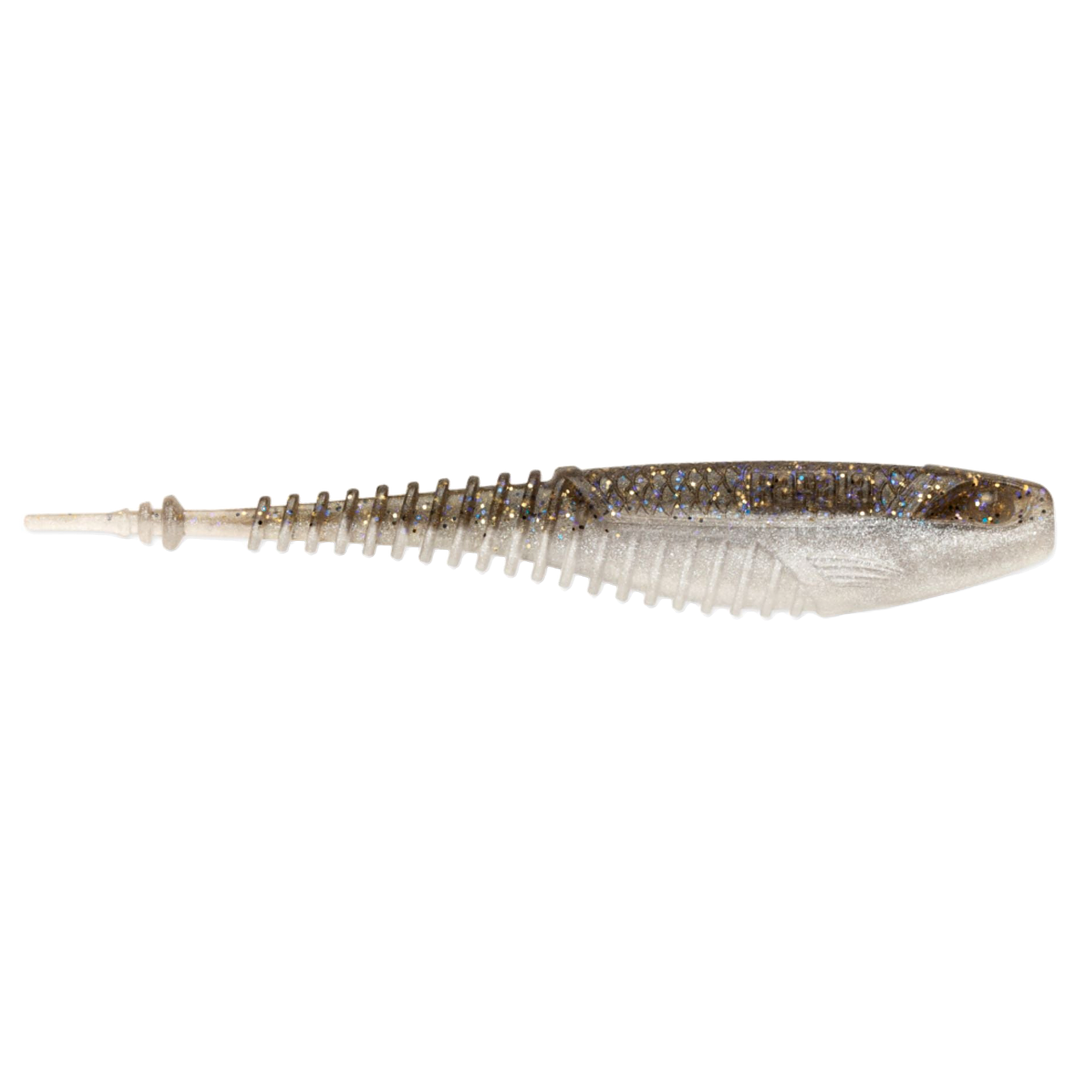 Rapala Crushcity Freeloader Jigi 4.25" Gizzard Shad sivulta, pää oikealla