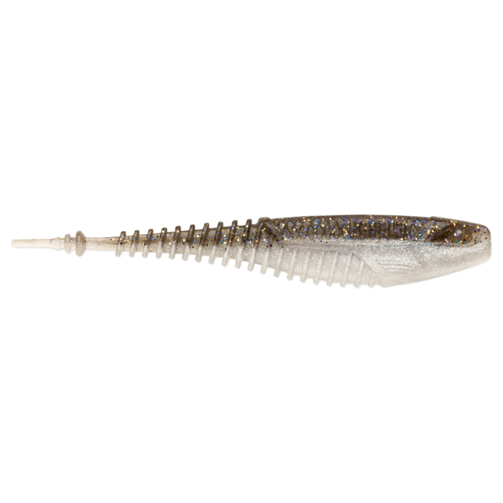 Rapala Crushcity Freeloader Jigi 4.25" Gizzard Shad sivulta, pää oikealla