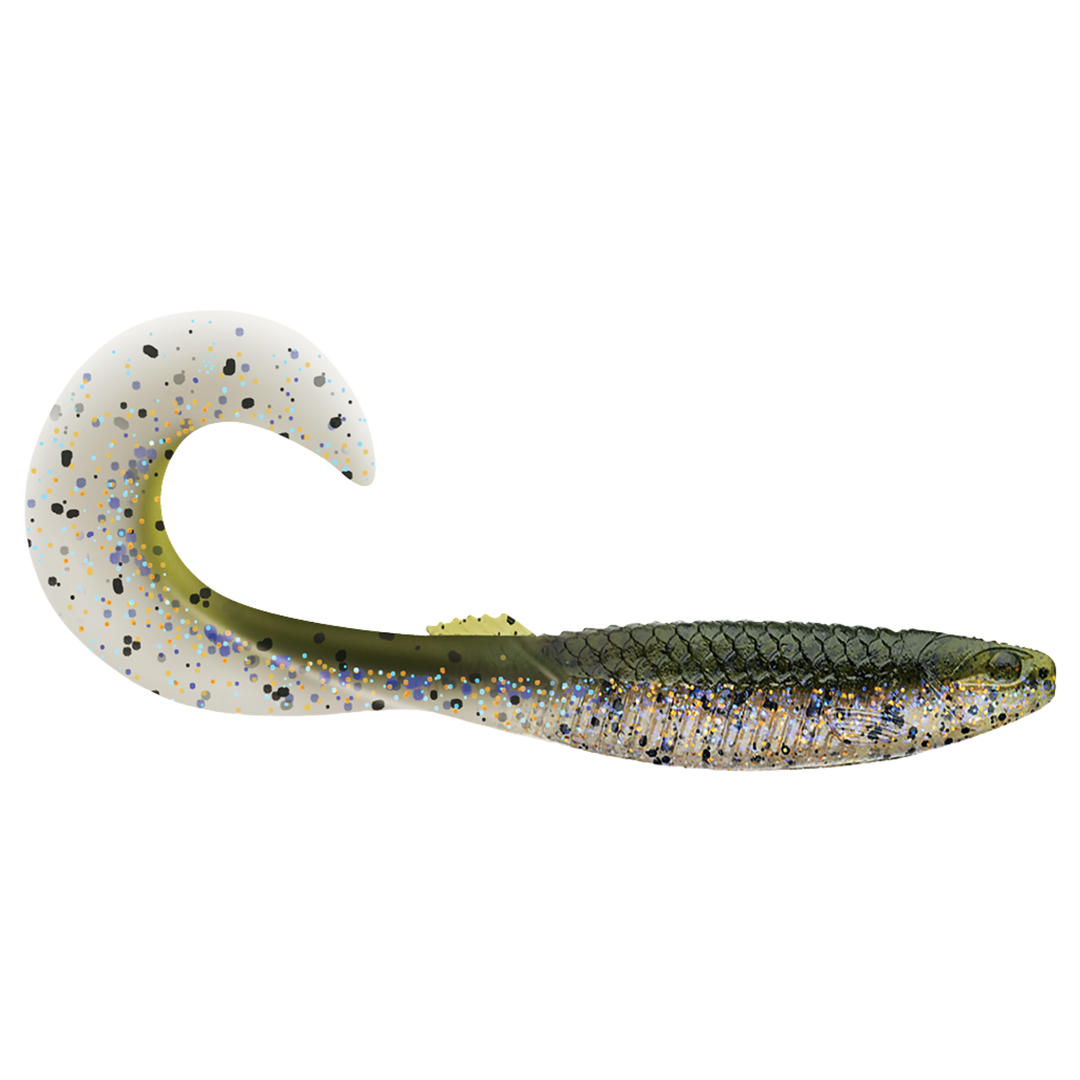 Rapala Crushcity The Curl Jigi 4" Dach Vador sivulta, pää oikealla