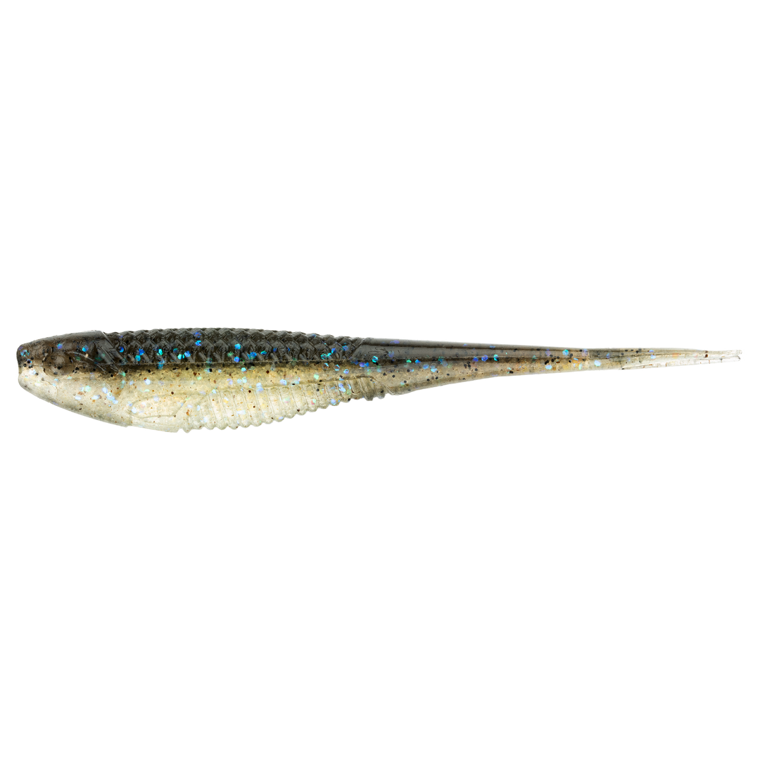 Rapala Crushcity The Jerk Jigi 3.75" Baitfish sivulta, pää vasemmalla