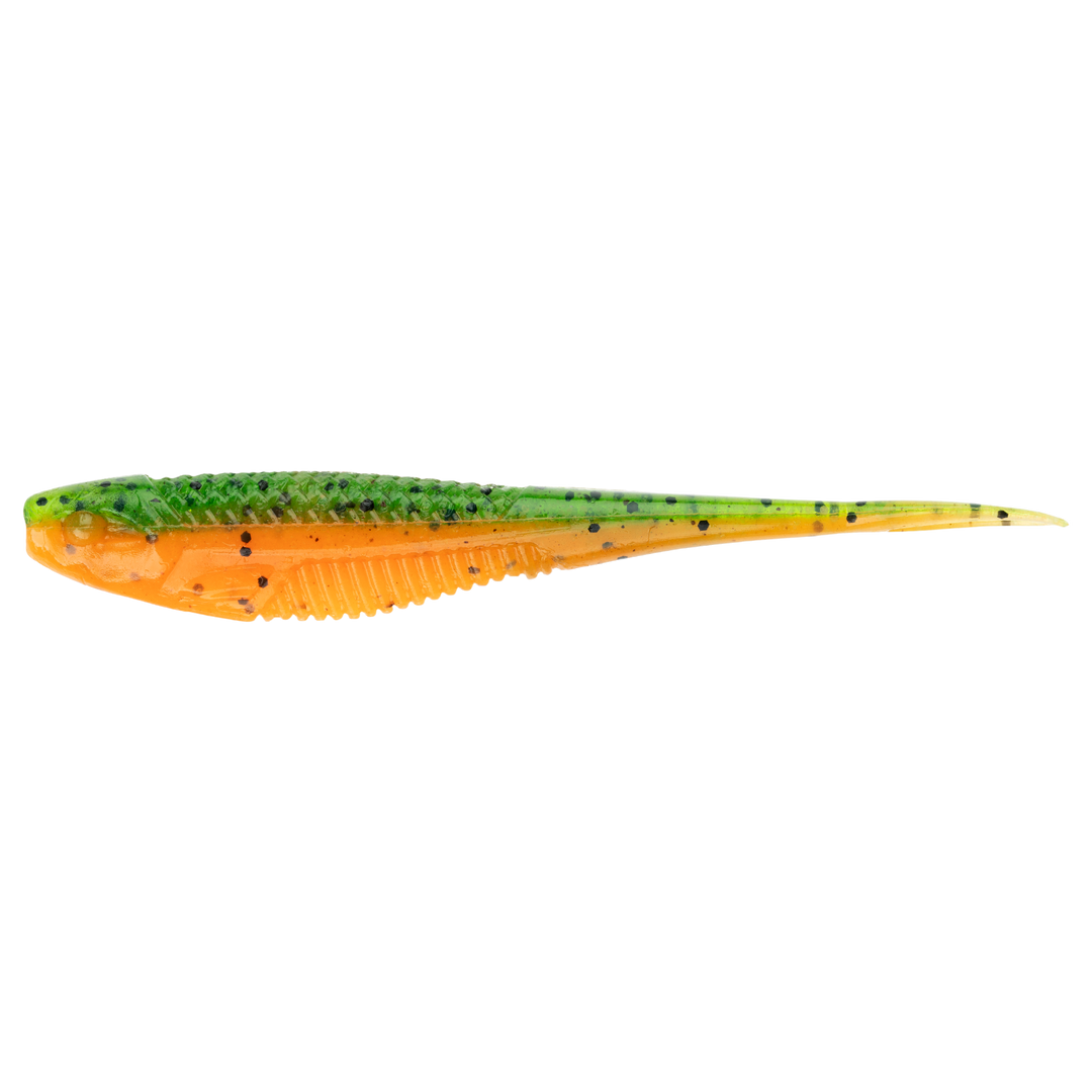 Rapala Crushcity The Jerk Jigi 3.75" Rockmelon sivulta, pää vasemmalla