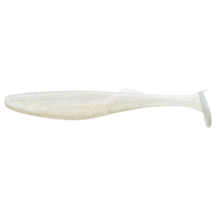 Rapala Crushcity The Kickman Jigi 3" Pearl White sivulta, pää vasemmalla
